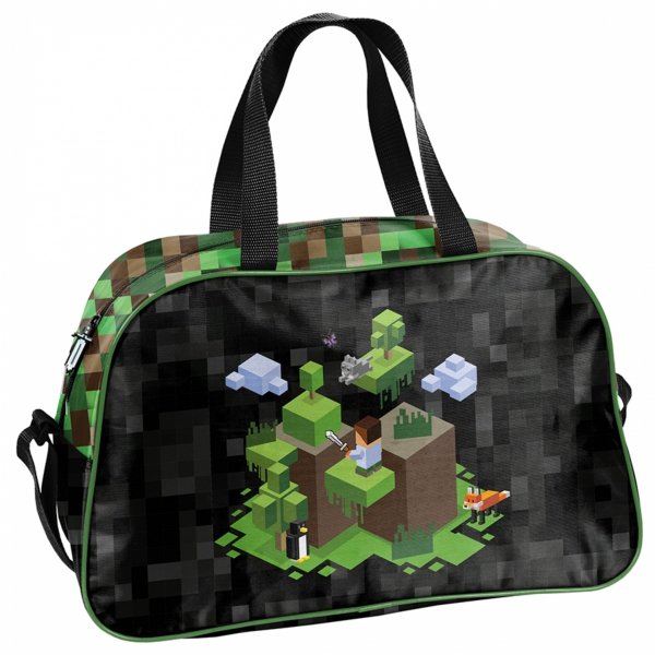 TORNISTER MINECRAFT KOMPLET 6el GRY SZKOLNY GAMING DLA CHŁOPAKÓW DO 1 KLASY