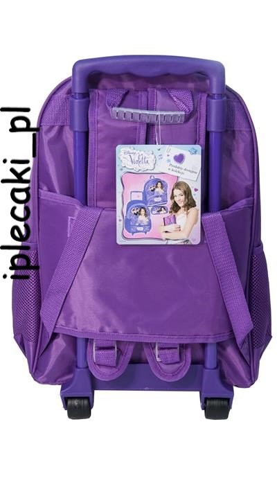 Plecak na kółkach Trolley Violettam Szkolny dla dziewczyny DVG-237