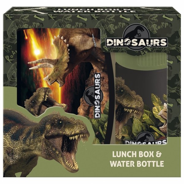 Zestaw Śniadaniowy Bidon Śniadaniówka Dinozaury Derform Kanapnik [ZSBADN18]