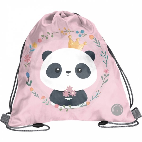 Szkolny Tornister zestaw Miś Panda Dziewczęcy Paso [BR-984-1]