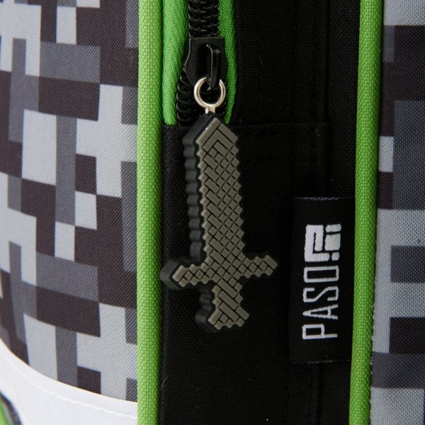 MINECRAFT PLECAK NA KÓŁKACH DO SZKOŁY PODSTAWOWEJ ZESTAW 5w1 CHŁOPIĘCY