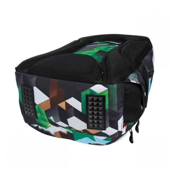 Plecak Młodzieżowy St.Right Gra Gry Majewski [BP26 GREEN 3D BLOCKS]