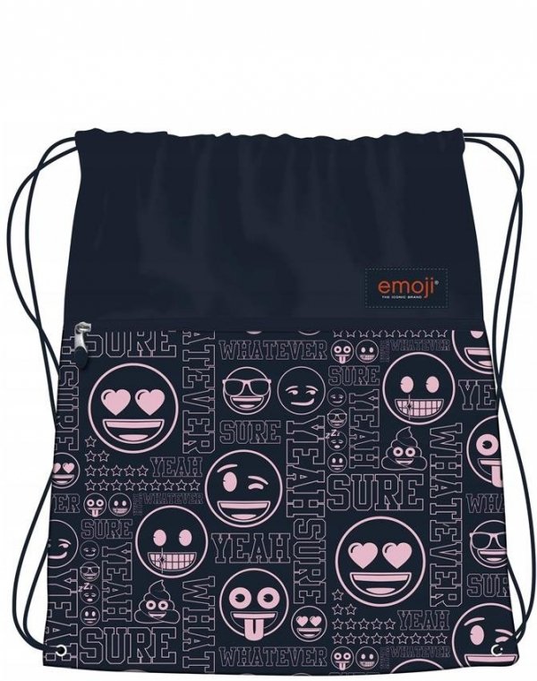 Plecak Emoji St.Majewski Młodzieżowy Szkolny [BP7 EMOJI PINK]