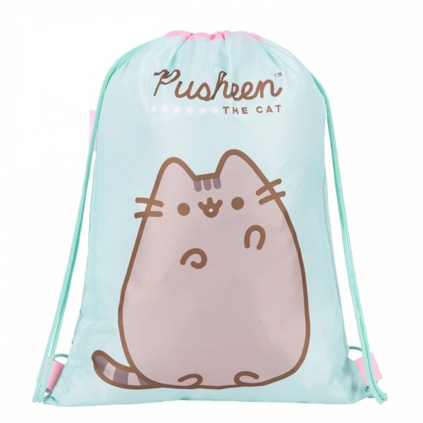 PUSHEEN MINT KOMPLET 5w1 MAJEWSKI DLA DZIEWCZYNEK PLECAK KOT KOTKI 