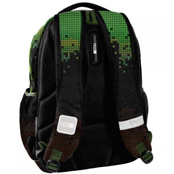 Duży Plecak w Komplecie 3w1 Chłopięcy Piksele Gry [PP22CR-2706]