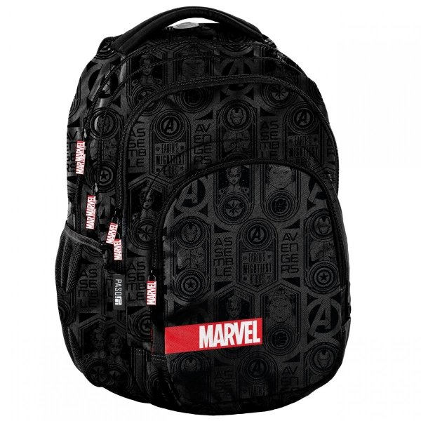 Plecak Szkolny Marvel Paso dla Chłopaka Czarny Komplet [AV22MM-2706]