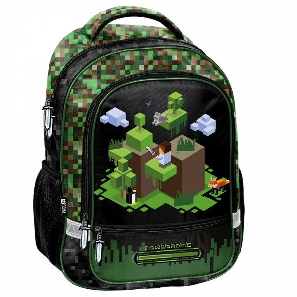 PLECAK MINECRAFT SZKOLNY KOMPLET 5w1 GAMING GRY DO 1 KLASY DLA CHŁOPAKÓW 