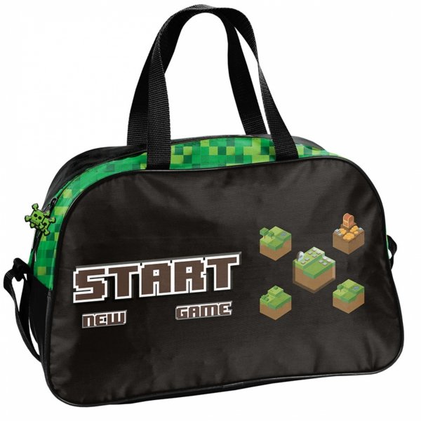 PLECAK MINECRAFT SZKOLNY GAMING GAMER DO 1 KLASY DLA CHŁOPAKA KOMPLET 6 ele