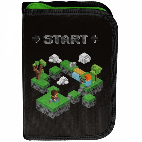 TORNISTER MINECRAFT SZKOLNY GAMING GRY CHŁOPIĘCY DO KLAS 1-4 ZESTAW 5w1