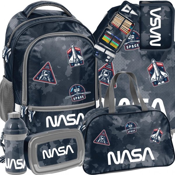 Chłopięcy Plecak do Szkoły NASA Kosmiczny Paso do 1 klasy [PP21NA-260]