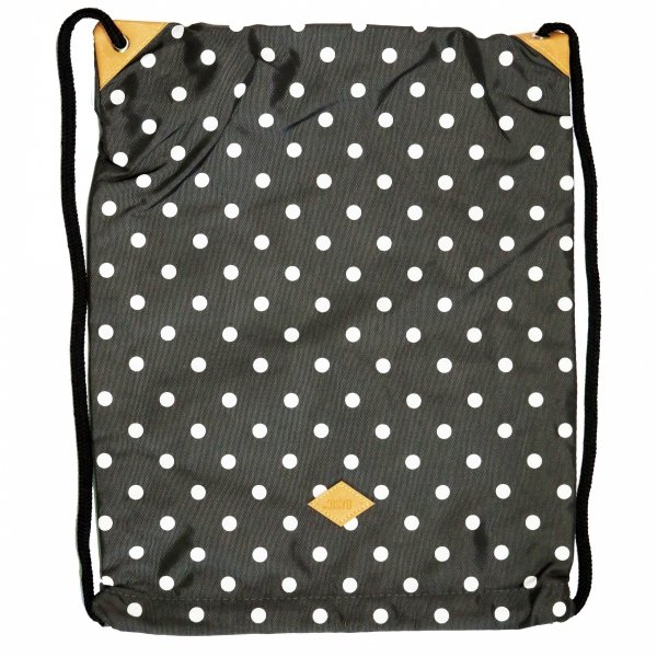 Worek Kropki Szkolny na Wf Obuwie Kapcie Szary [607884]