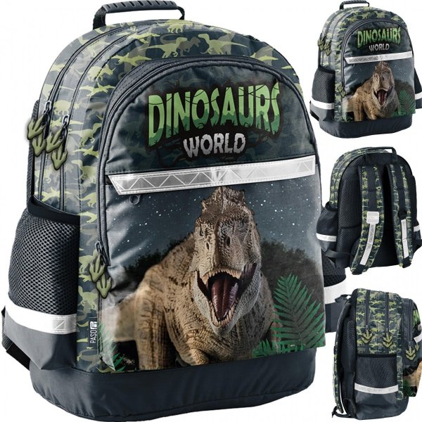Tyranozaur Plecak Szkolny Dinozaury do Podstawówki dla Uczniów [PP23DZ-116]