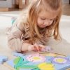 Fisher Price Układanka drewniana Kwiaty