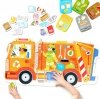 CzuCzu Puzzle Moto - Śmieciarka 26 elementów