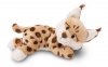 NICI 49812 Maskotka rysia mama 40cm i dziecko 20cm leżące GREEN