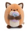 NICI 61151 Maskotka Lis Geeks 16cm z grą wideo w pudełku prezentowym MyMochi