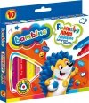 Flamastry 10kol Jumbo Bambino trójkątne standard MAJEWSKI p12, mix cena za 1 szt
