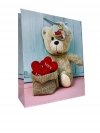 Torebka ozdobna prezentowa 4wz Misie JP 300C 18x23x11cm mix cena za 1 szt