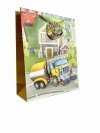 Torebka ozdobna prezentowa 4wz 512A 30x41,5x12cm Pojazdy mix cena za 1 szt