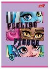 Zeszyt A5 32k linia dwukolorowa laminowany MONSTER HIGH mix cena za 1 szt