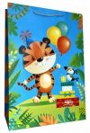 Torebka ozdobna prezentowa dziecięca Zwierzęta JP654C 18x23x10cm mix cena za 1 szt