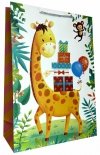 Torebka ozdobna prezentowa dziecięca Zwierzęta JP654A 26x32x10cm mix cena za 1 szt