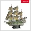 Puzzle 3D LED Latający Holender L527