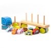 Drewniana ciężarówka z samochodami LM-12 13418 Cubika