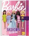 PROMO Szkicownik Barbie Fashion Look Book 12877 + 4 pisaki, 4 kredki, arkusz ze wzorami, naklejki