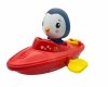 PROMO Fisher-Price Zabawka do kąpieli Nakręcana Łódeczka + Figurka Pingwin CFGMBT003C