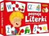 Poznaję Literki gra puzzlowa edukacyjna ADAMIGO