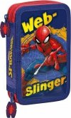 Piórnik dwukomorowy z wyposażeniem Spiderman SP50054 Kids Euroswan