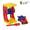 PLASTO Zestaw na plażę 28cm Młynek Wywrotka Łopata PLA2402