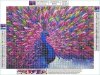 Haft Diamentowy, Obraz, Mozaika Diamentowa Diamond Painting, KOLOROWY PAW 40x30cm - DK