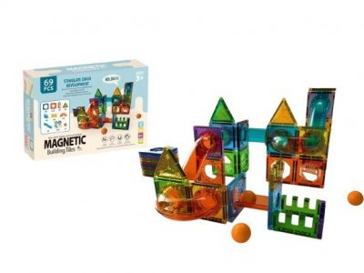 Madej Klocki magnetyczne 69 elementów