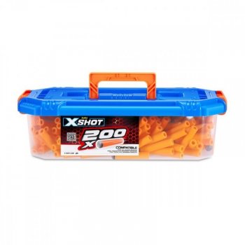 ZURU X-Shot Zestaw Strzałek Excel Ammo Box 200 strzałek