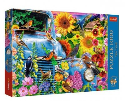 Trefl Puzzle 1000 elementów Premium Plus Quality Wiejska Sielanka: Śpiewające ptaki