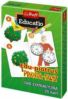 Karty Piotruś Edu-piotruś Prawda - Fałsz 08436 Trefl