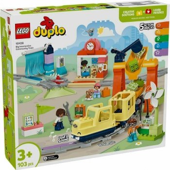 LEGO 10428 DUPLO TOWN Duży interaktywny pociąg miejski 2p