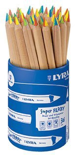 Kredki Superferby 4 kolorowe p36 LYRA