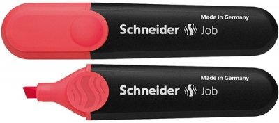 Zakreślacz SCHNEIDER Job 1-5mm czerwony p10 cena za 1szt