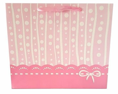 Torebka ozdobna prezentowa 4wz 1449B 31x26x12cm p12, mix cena za 1 szt