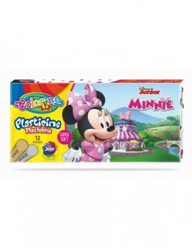Plastelina 12 kolorów Colorino Kids Minnie