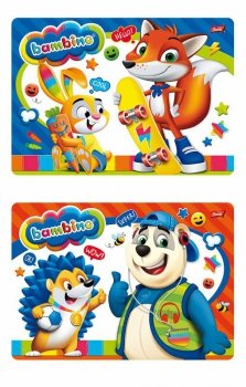 Podkład laminowany A3 BAMBINO standard mix cena za 1 szt MAJEWSKI p10