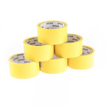 Taśma pakowa żółta 48mmx50Y 36mic OFFICE PRODUCTS p6 cena za 1 szt