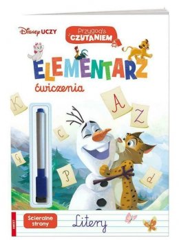 Książka Disney uczy. Elementarz ćwiczenia. Litery USL-9301 AMEET