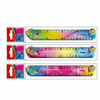 Linijka elastyczna tęczowa 20cm Keyroad p24 mix cena za 1 szt