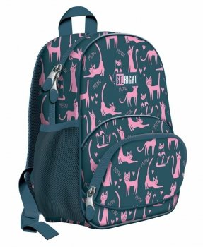 PROMO Plecak mini 1 komorowy STRIGHT BP-70 Lazy Cats