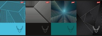 Zeszyt A5 60k linia laminowany OPTICAL ILLUSION z lakierem miejscowym mix cena za 1 szt