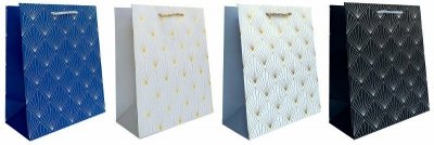 Torebka ozdobna prezentowa JP UN656B 26x32x10cm mix cena za 1 szt